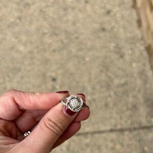 LAST CALL David Yurman infinity ring. Size 6. Great condition.
